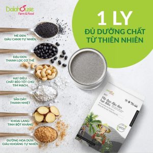 giá bột mè đen đậu đen hạt điều Dalahouse