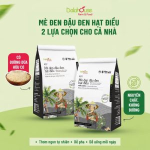 bột mè đen đậu đen không đường