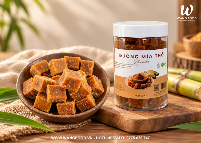 Đường Mía Thô (Đường Phên) Nghệ An 500G - Vị Ngọt Từ Mật Mía Truyền Thống 27 địa chỉ mua đường mía thô uy tín