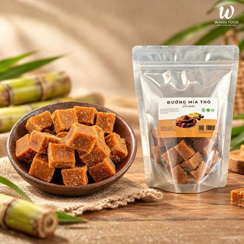 Đường Mía Thô (Đường Phên) Nghệ An 500G - Vị Ngọt Từ Mật Mía Truyền Thống 15 đường phên