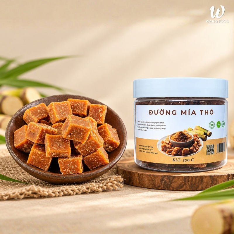 Đường Mía Thô (Đường Phên) Nghệ An 500G - Vị Ngọt Từ Mật Mía Truyền Thống 16 đường mía thô là gì
