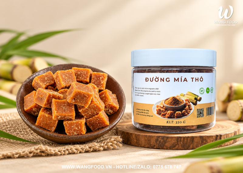 Đường Mía Thô (Đường Phên) Nghệ An 500G - Vị Ngọt Từ Mật Mía Truyền Thống 39 giá đường mía thô là bao nhiêu