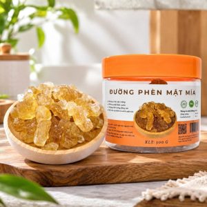 Đường Phèn Mật Mía 300G - Ngọt Thanh, Thơm Mùi Mật Mía 25 đường phèn mật mía