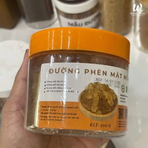 Đường Phèn Mật Mía 300G - Ngọt Thanh, Thơm Mùi Mật Mía 26 bán đường phèn kết tinh mật mía thiên nhiên